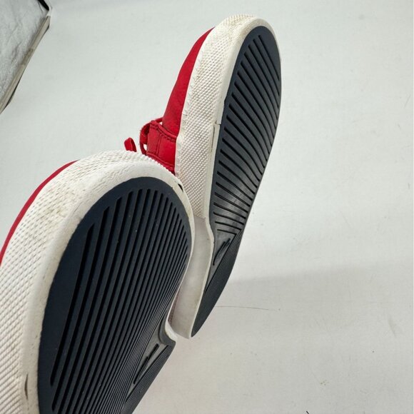 Lacoste Mens Grad Vulc 120 2 P Sneaker Size Red Leather Sneakers Size 8.5 Red - Picture 11 of 13